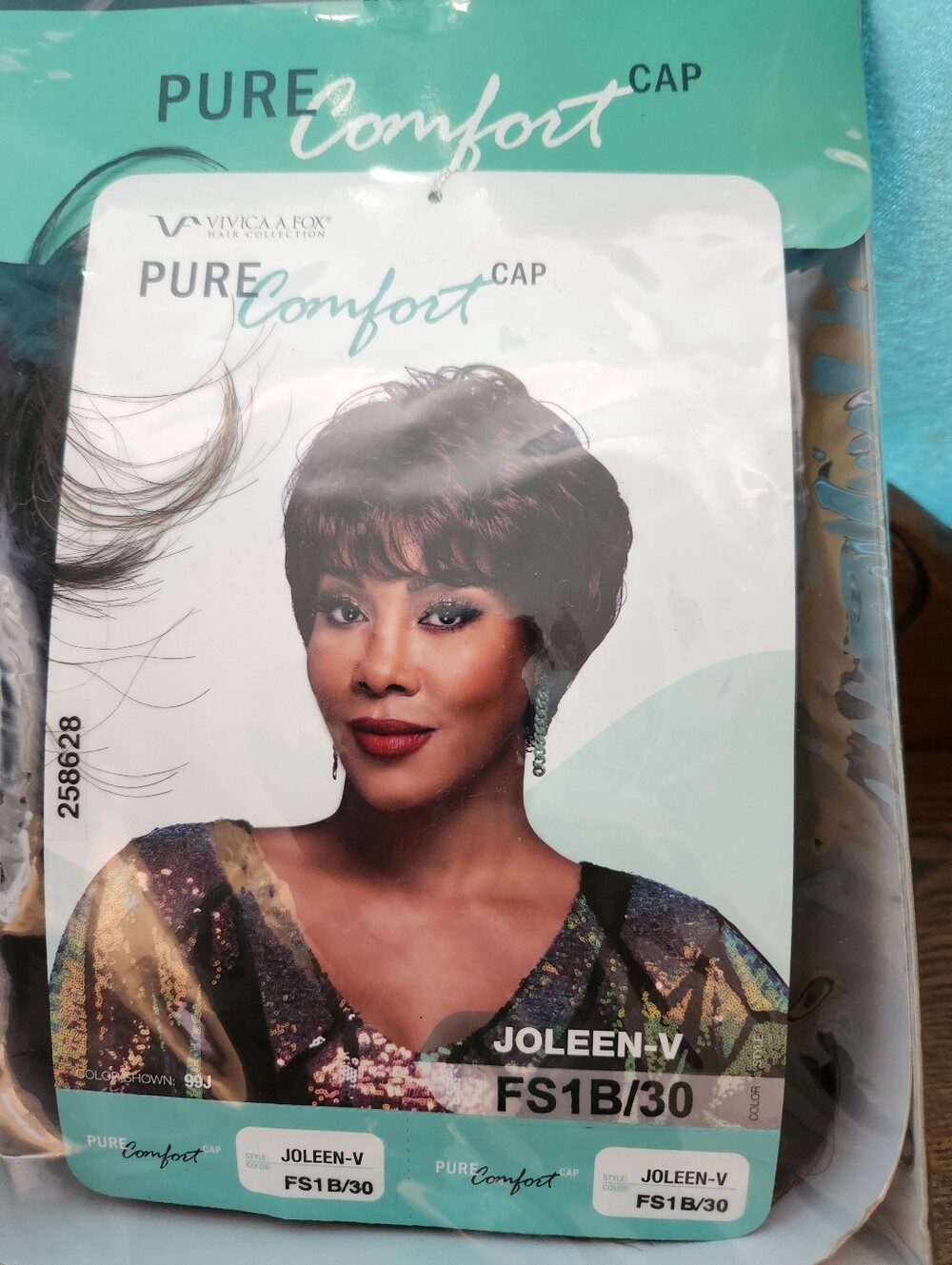 Vivica A. Fox Joleen-V Short Wig in FS1B/30 Black/Burgundy